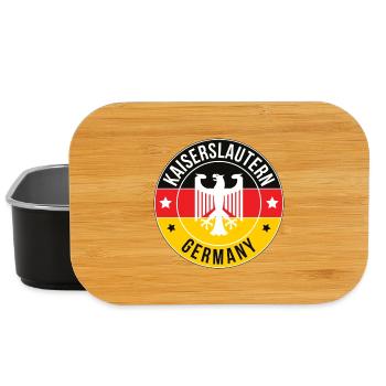 Kaiserslautern Eagle Badge Germany - Lunch Box - black - Front