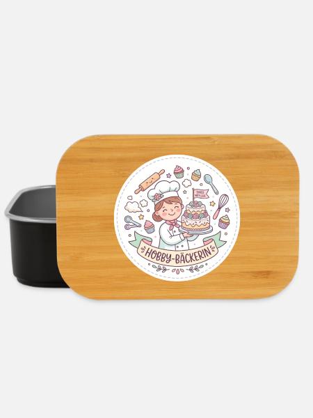 Hobby-Bäckerin Kuchenzauber - Lunch Box - Schwarz