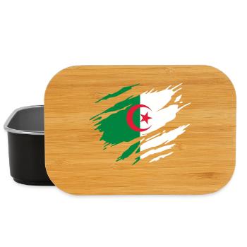 Algerian Flag of Algeria - Lunch Box - black - Front