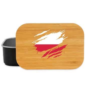 Poland Polish Flag Polish - Lunch Box - black - Front