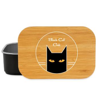 Chat noir - Boîte à goûter - noir - Devant