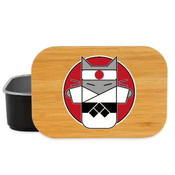 Judo Cat - Lunch Box - black - Front