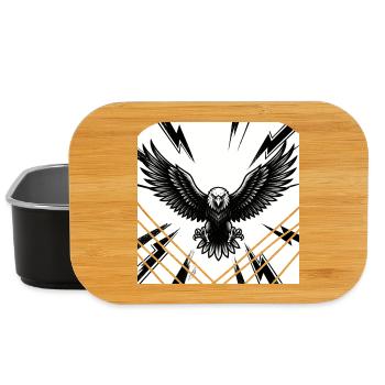 Eagle's Tower - Monochrome - Lunch Box - black - Front