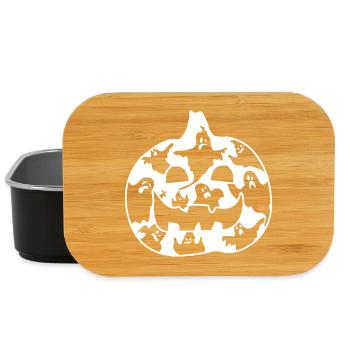 Halloween Party Ideas - Funny Halloween Pumpkin Gh - Lunch Box - Schwarz - Vorne