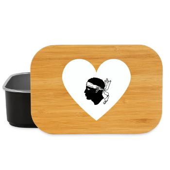 Korsika-Liebe - Lunch Box - Schwarz - Vorne