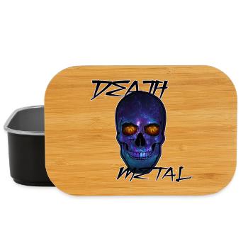 Kosmischer Death Metal Totenschädel - Lunch Box - Schwarz - Vorne