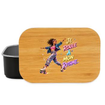 Rythme Neon en Roller - Boîte à goûter - noir - Devant