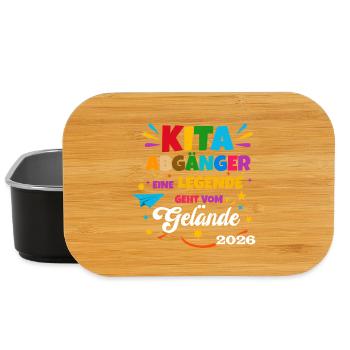 Kita Abgänger Legende  - Lunch Box - Schwarz - Vorne