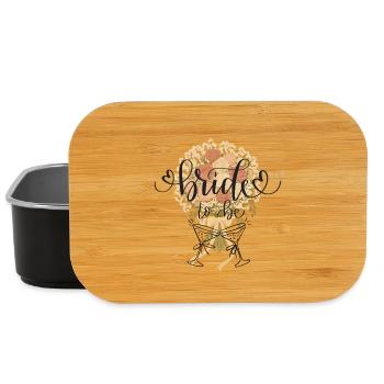 Bridal Bouquet Scripture Bouquet - Lunch Box - black - Front