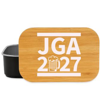 Bachelor Party 2027 Beer Celebration Design - Lunch Box - black - Front