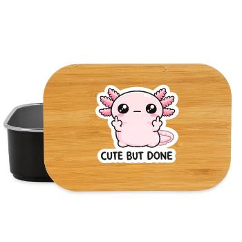 Pink Chibi Dragon Saying - Lunch Box - black - Front