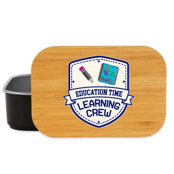 Education Time | Learning Crew Shirt - Lunch Box - black - Front