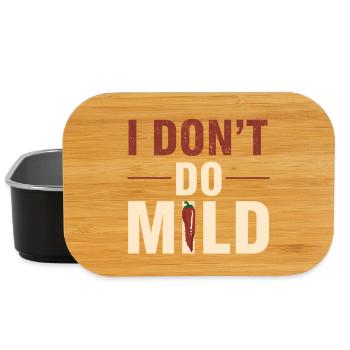 I Don't Do Mild – Chili Pepper Enthusiast - Lunch Box - Schwarz - Vorne