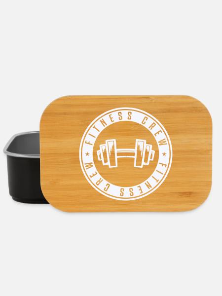 Kraftkreis Fitness Logo - Lunch Box - Schwarz