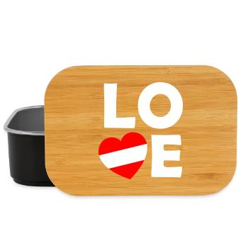 Austria Liebe-Design - Lunch Box - Schwarz - Vorne