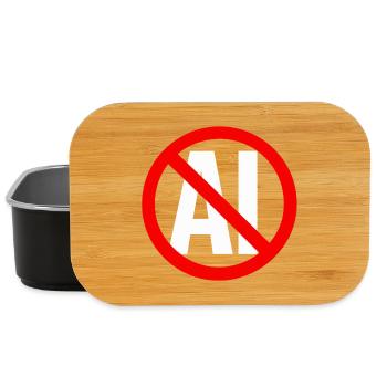 Anti-KI-Schleim - Lunch Box - Schwarz - Vorne