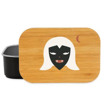 Halloween Vampirin Damen - Lunch Box - Schwarz - Vorne
