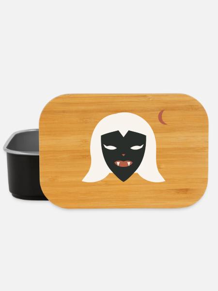 Halloween Vampirin Damen - Lunch Box - Schwarz