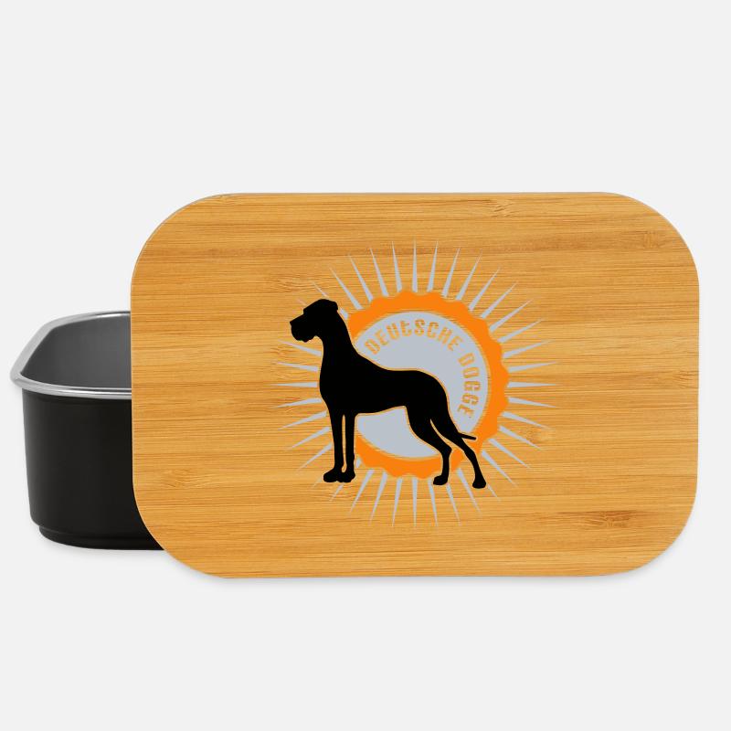 German mastiff stellar script - Lunch Box - black