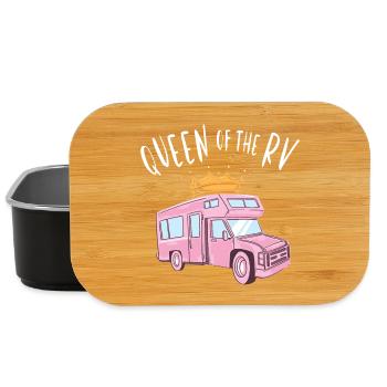 Queen of the RV - Queen of the Camper - Lunch Box - black - Front