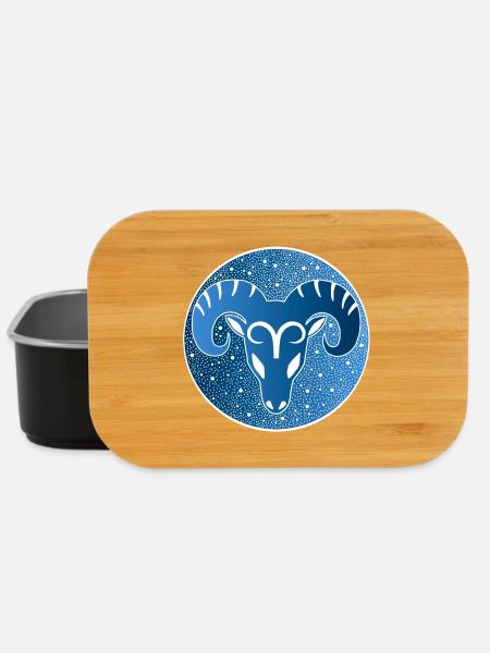 Signe astrologique : bélier - Boîte à goûter - noir