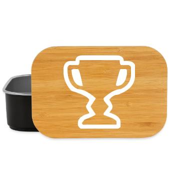Ein Pokal - Lunch Box - Schwarz - Vorne