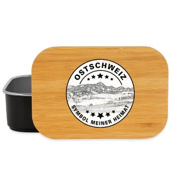 Ostschweiz Säntis Stempel - Lunch Box - Schwarz - Vorne