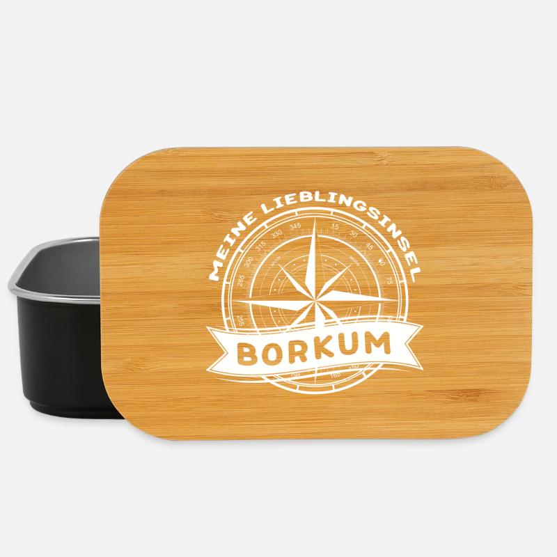 Borkum - Meine Lieblingsinsel - Lunch Box - Schwarz