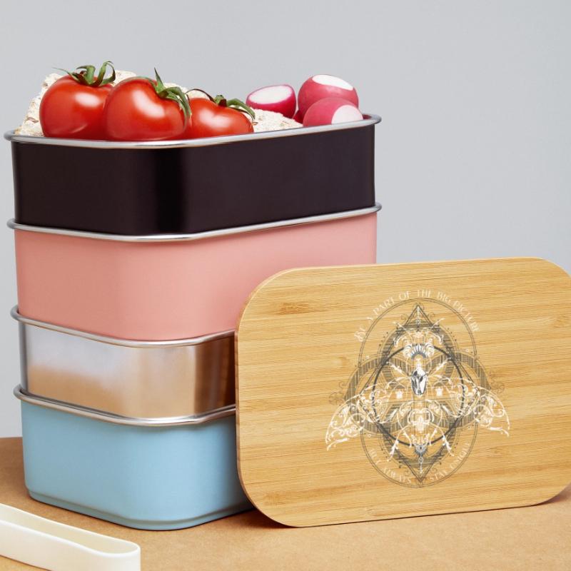 Insects Psychedelic Bug Pattern Lunch Box