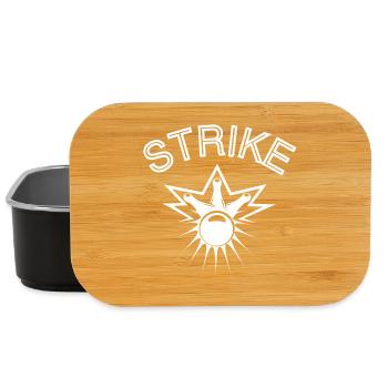 Bowling, Bowlingventilator, Strike - Lunch Box - Schwarz - Vorne