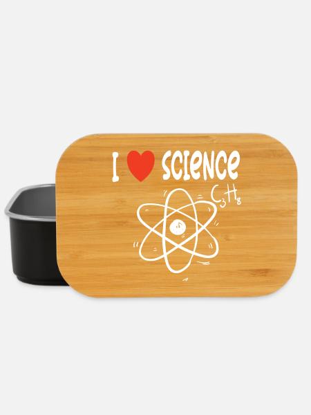 J’aime la science - Boîte à goûter - noir