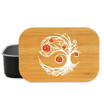 Seltsame weiße Rose - Lunch Box - Schwarz - Vorne