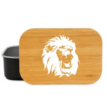 Lion's head - Lunch Box - black - Front