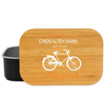 Unterschätze niemals einen alten Mann - Lunch Box - Schwarz - Vorne
