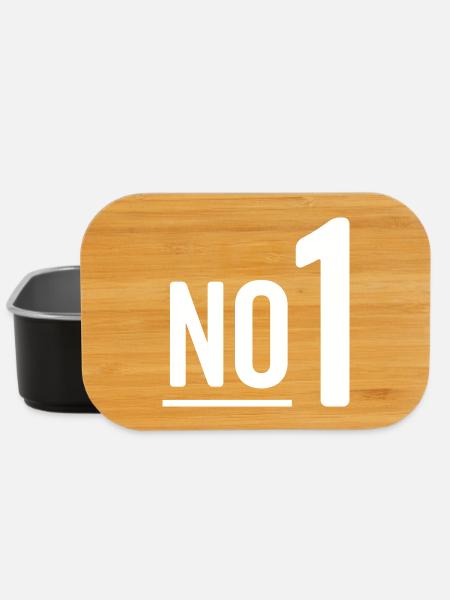 No 1 - Nummer eins - Lunch Box - Schwarz