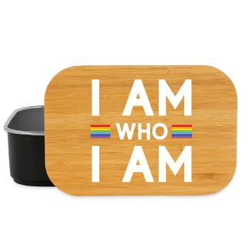 Pride Month - I Am Who I Am - LGBTQ+ - Lunch Box - black - Front