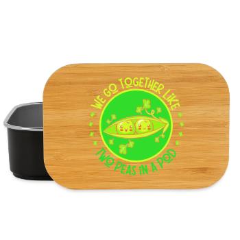 Liebende, Turteltauben, aufrichtige Liebe - Lunch Box - Schwarz - Vorne