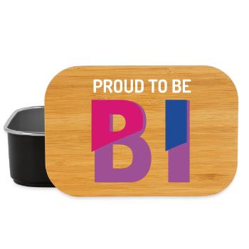 Stolz darauf, bisexuell zu sein - Lunch Box - Schwarz - Vorne