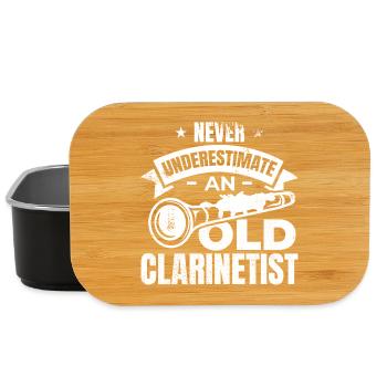 Clarinets Grandpa - Lunch Box - black - Front