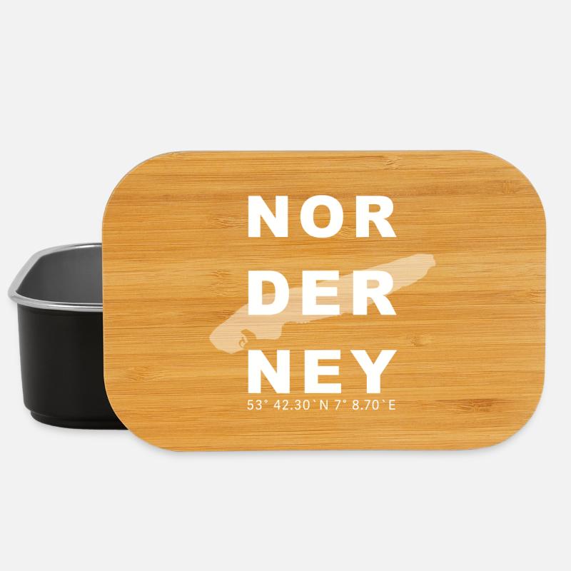 Norderney - Lunch Box - Schwarz