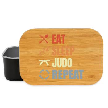 Funny Judo Routine - Lunch Box - black - Front