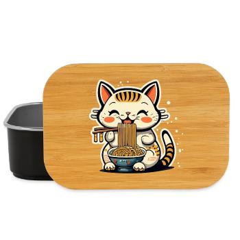 Ramen Cat - Lunch Box - Schwarz - Vorne