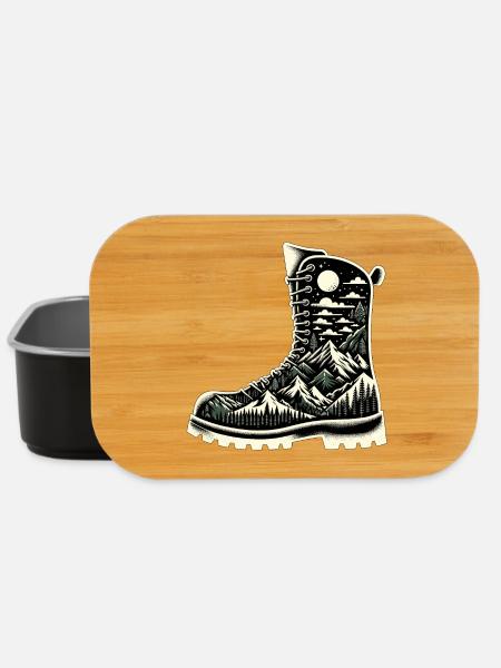 Chaussure de randonnée pour Randonneur et Trekkeur - Boîte à goûter - noir