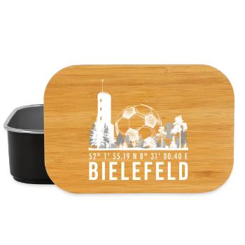 Koordinaten Bielefeld - Lunch Box - Schwarz - Vorne
