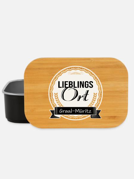 Lieblingsort Graal Müritz - Lunch Box - Schwarz