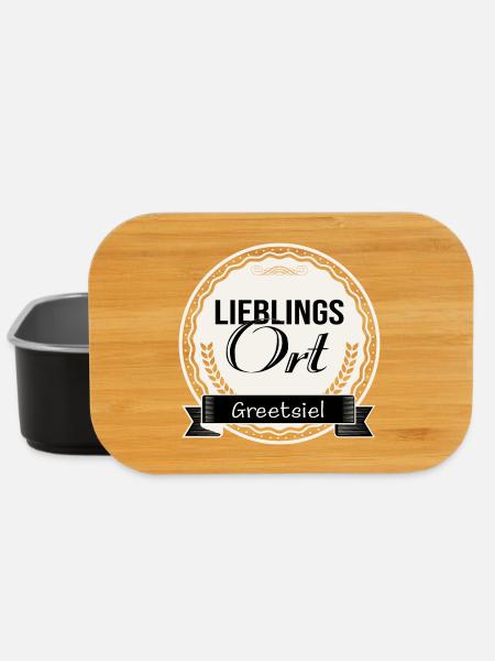 Lieblingsort Greetsiel - Lunch Box - Schwarz