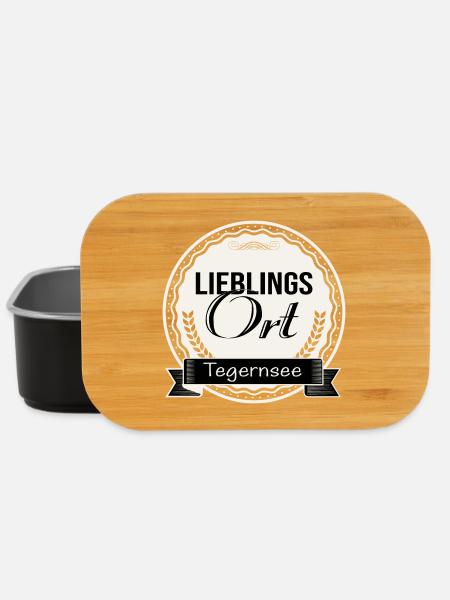 Lieblingsort Tegernsee - Lunch Box - Schwarz