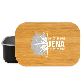 Koordinaten Jena - Lunch Box - Schwarz - Vorne