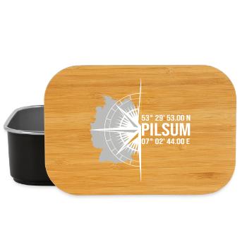 Koordinaten Pilsum - Lunch Box - Schwarz - Vorne
