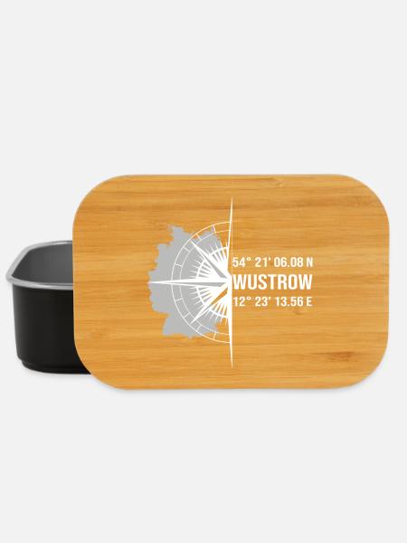 Koordinaten Wustrow - Lunch Box - Schwarz